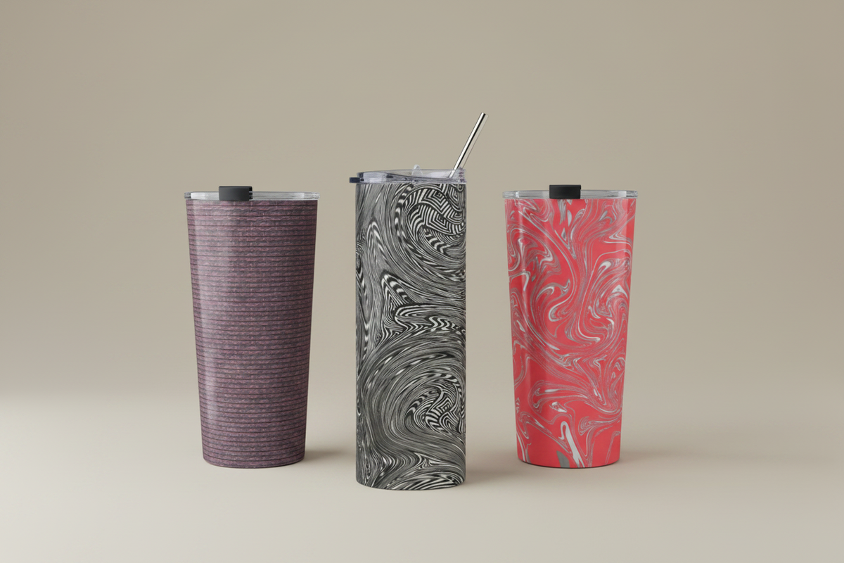Fractyl Tumblers — Staggered Horizontal