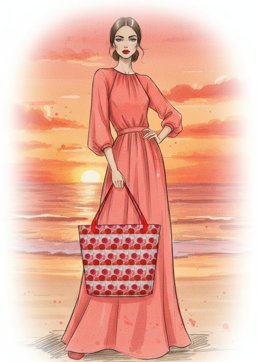 Beach Girl 4 - Fading Background